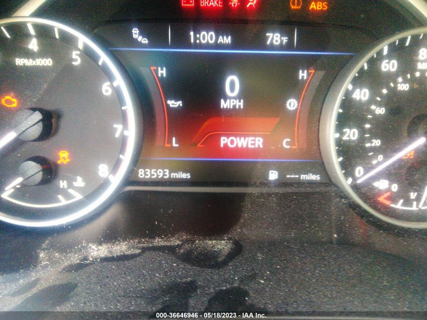 2019 NISSAN MAXIMA SV - 1N4AA6AV8KC367783