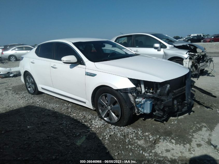2014 KIA OPTIMA HYBRID EX - KNAGN4AD6E5065418