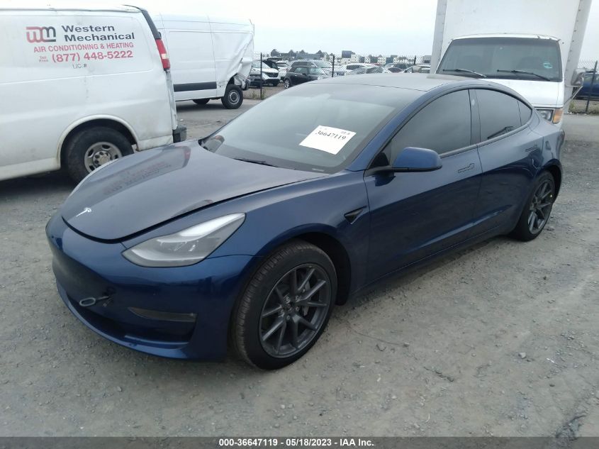 2022 TESLA MODEL 3 LONG RANGE - 5YJ3E1EB4NF277726