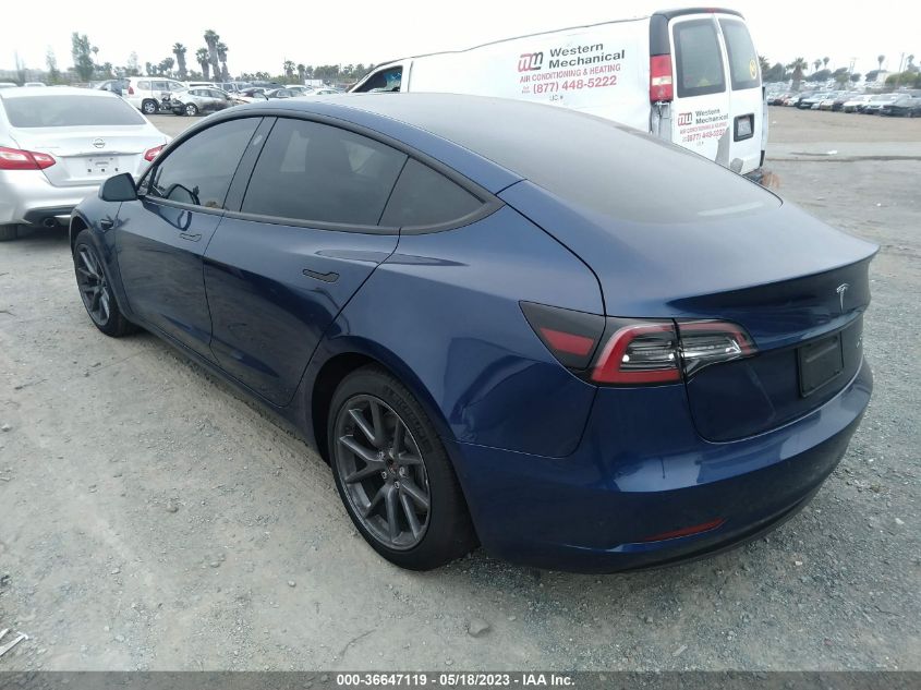 2022 TESLA MODEL 3 LONG RANGE - 5YJ3E1EB4NF277726