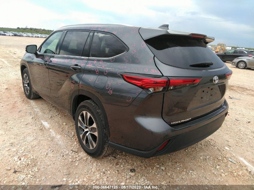 2022 TOYOTA HIGHLANDER XLE - 5TDGZRAHXNS544362
