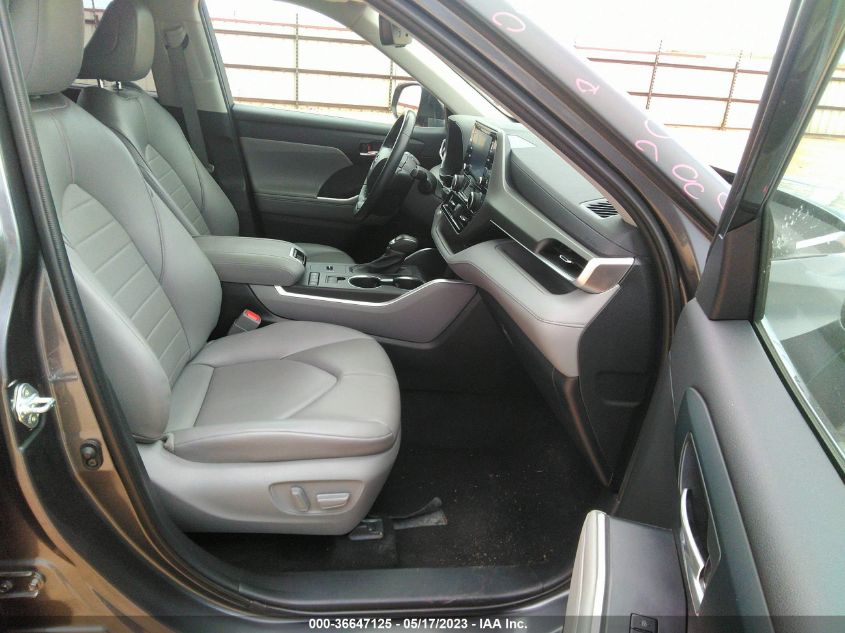 2022 TOYOTA HIGHLANDER XLE - 5TDGZRAHXNS544362