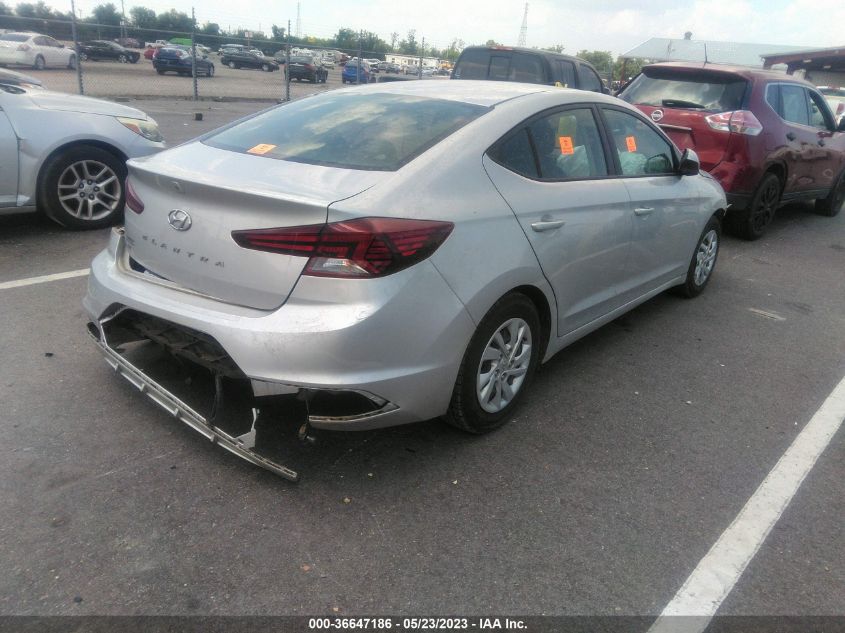 2019 HYUNDAI ELANTRA SE - 5NPD74LF4KH449899