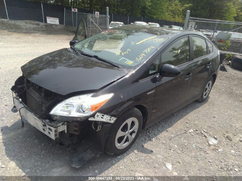 2014 TOYOTA PRIUS FOUR/FIVE/THREE/ONE/TWO - JTDKN3DU3E0370052