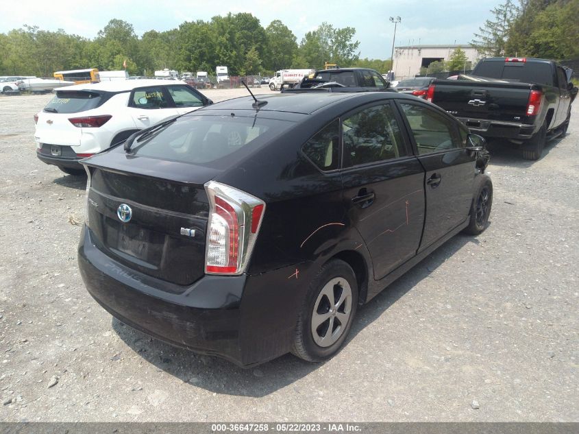 2014 TOYOTA PRIUS FOUR/FIVE/THREE/ONE/TWO - JTDKN3DU3E0370052