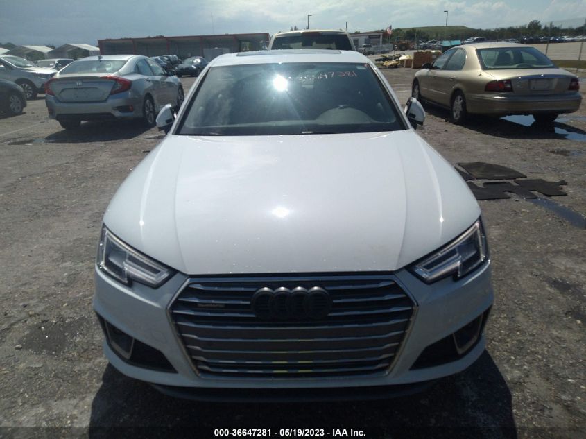 2019 AUDI A4 PREMIUM PLUS - WAUENAF45KA035697