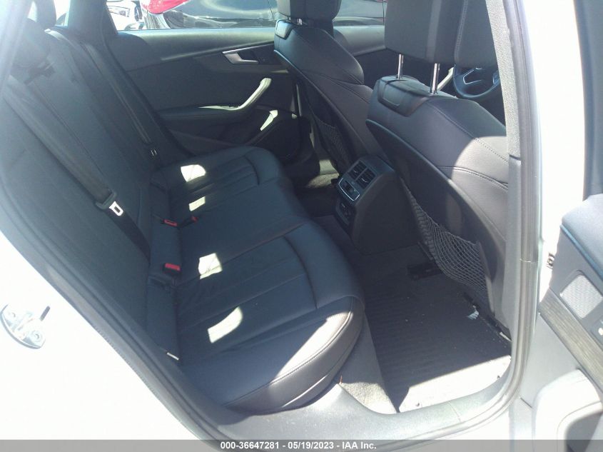 2019 AUDI A4 PREMIUM PLUS - WAUENAF45KA035697