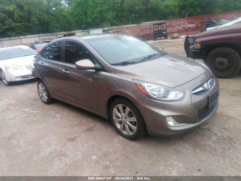 2013 HYUNDAI ACCENT GLS - KMHCU4AE1DU351156