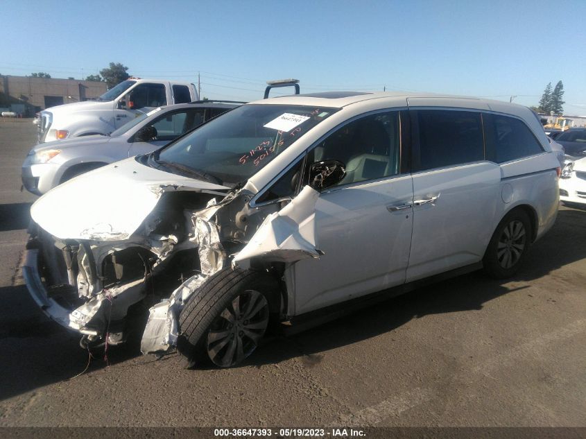 2014 HONDA ODYSSEY EX-L - 5FNRL5H67EB032599