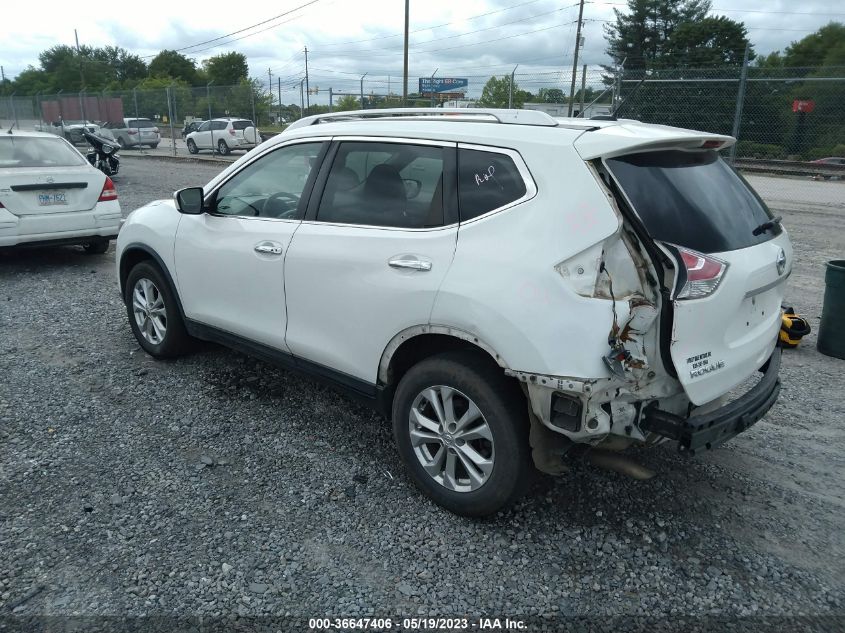2016 NISSAN ROGUE SV - KNMAT2MV9GP734330