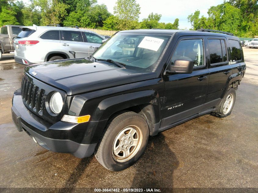 2017 JEEP PATRIOT SPORT - 1C4NJRBB8HD122034