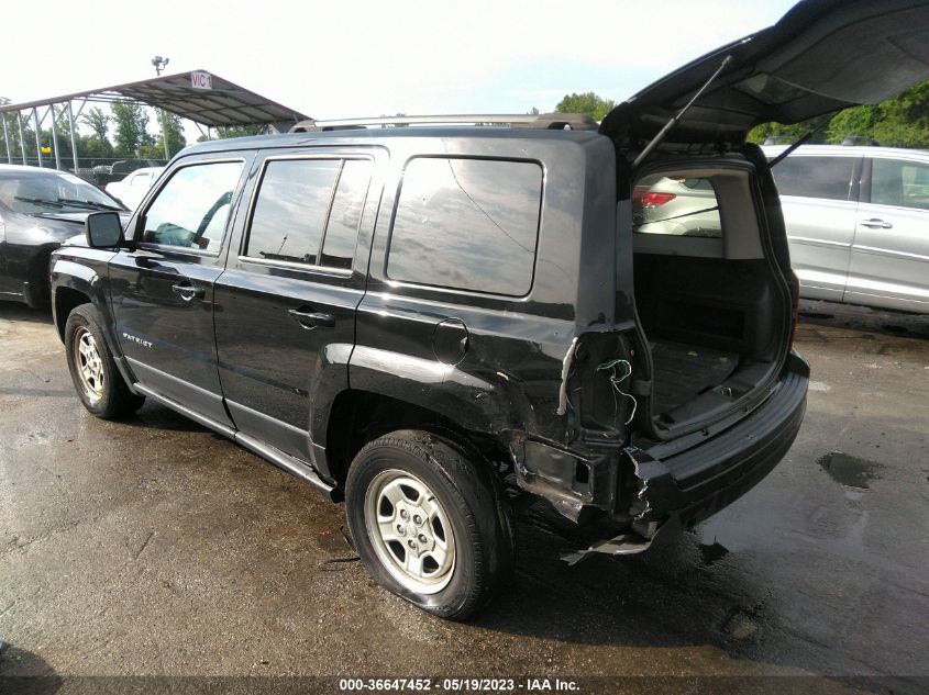 2017 JEEP PATRIOT SPORT - 1C4NJRBB8HD122034