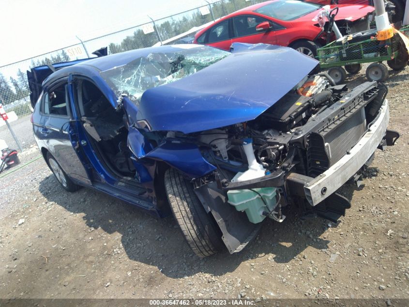 2019 HYUNDAI IONIQ HYBRID BLUE - KMHC65LC7KU114373