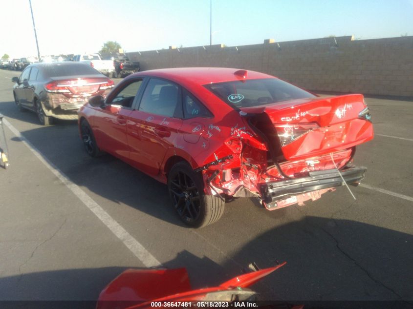 2023 HONDA CIVIC SEDAN SPORT - 2HGFE2F53PH501160