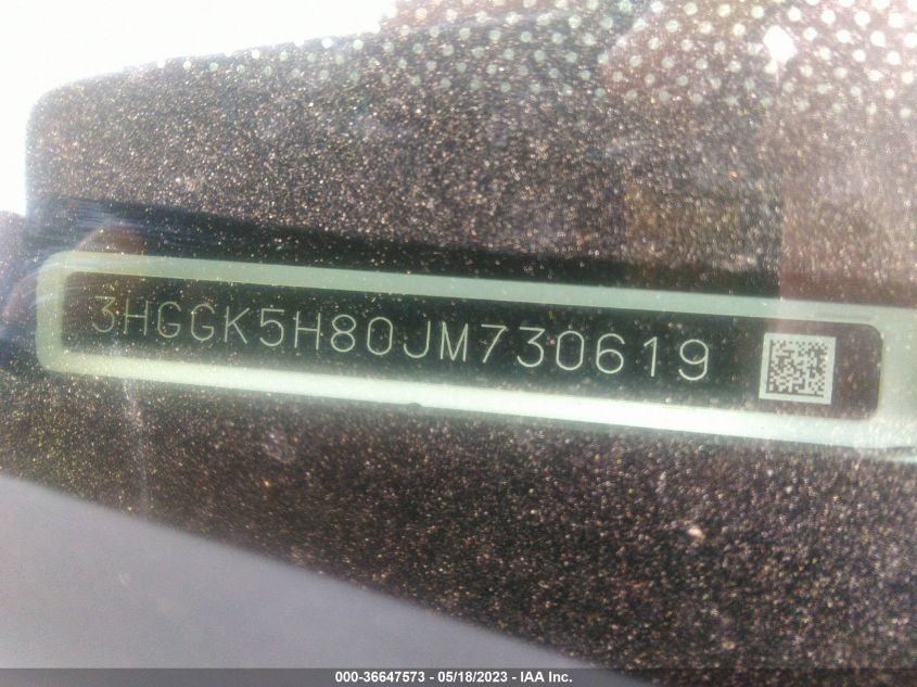 2018 HONDA FIT EX - 3HGGK5H80JM730619