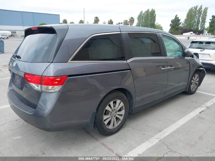 2016 HONDA ODYSSEY EX-L - 5FNRL5H65GB055026