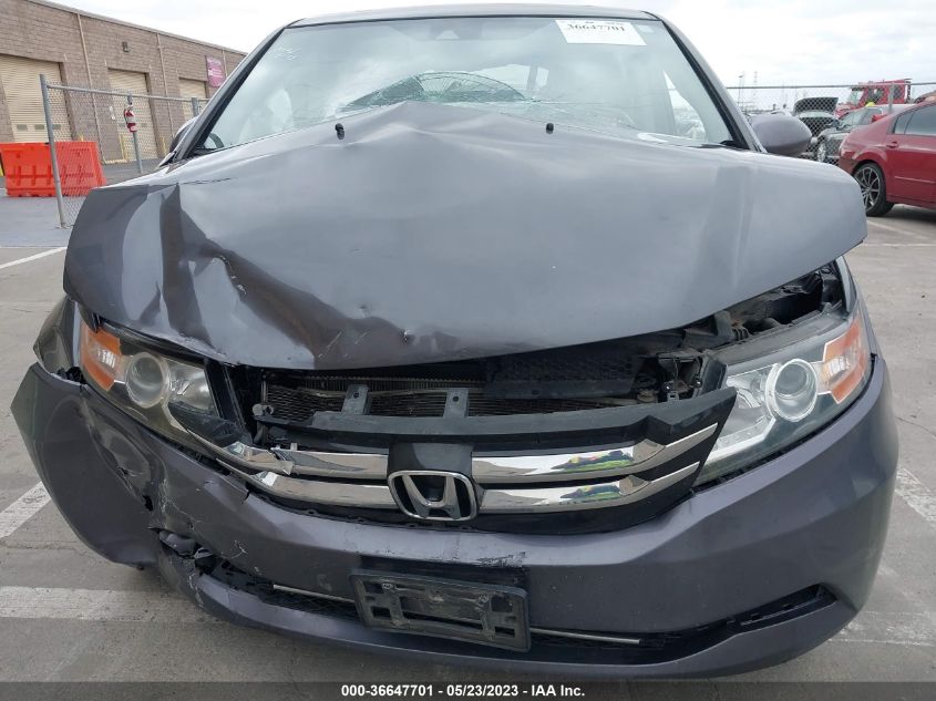 2016 HONDA ODYSSEY EX-L - 5FNRL5H65GB055026