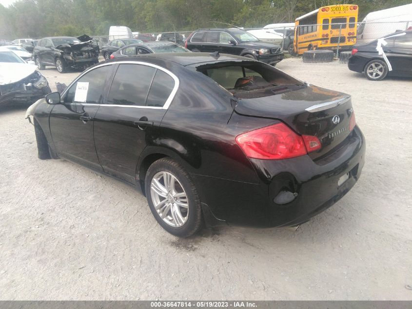 2013 INFINITI G37 SEDAN JOURNEY JN1CV6AP5DM723714