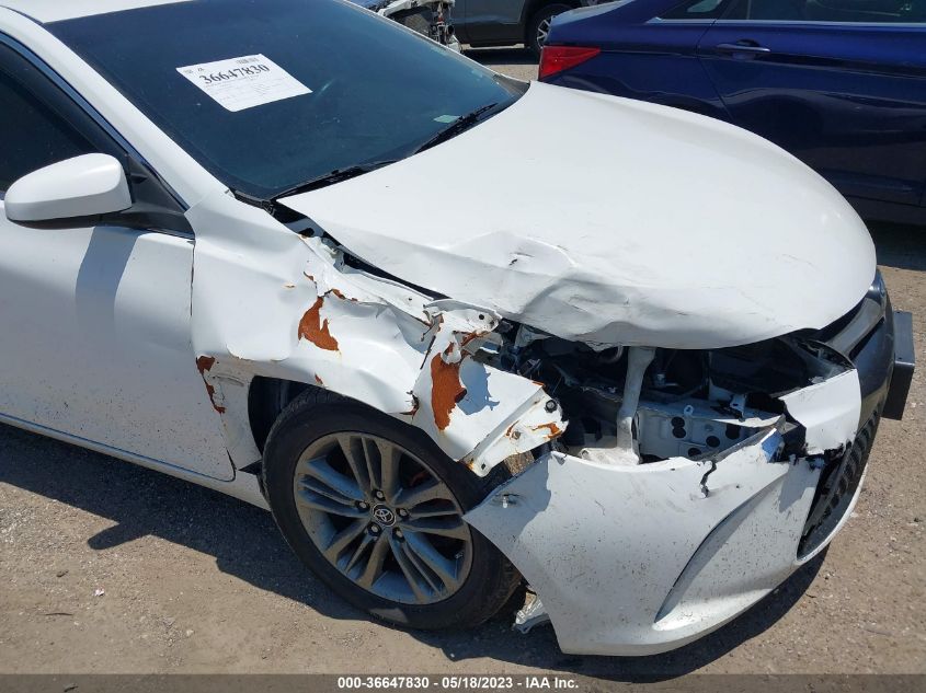 2016 TOYOTA CAMRY XLE/SE/LE/XSE - 4T1BF1FK4GU138287