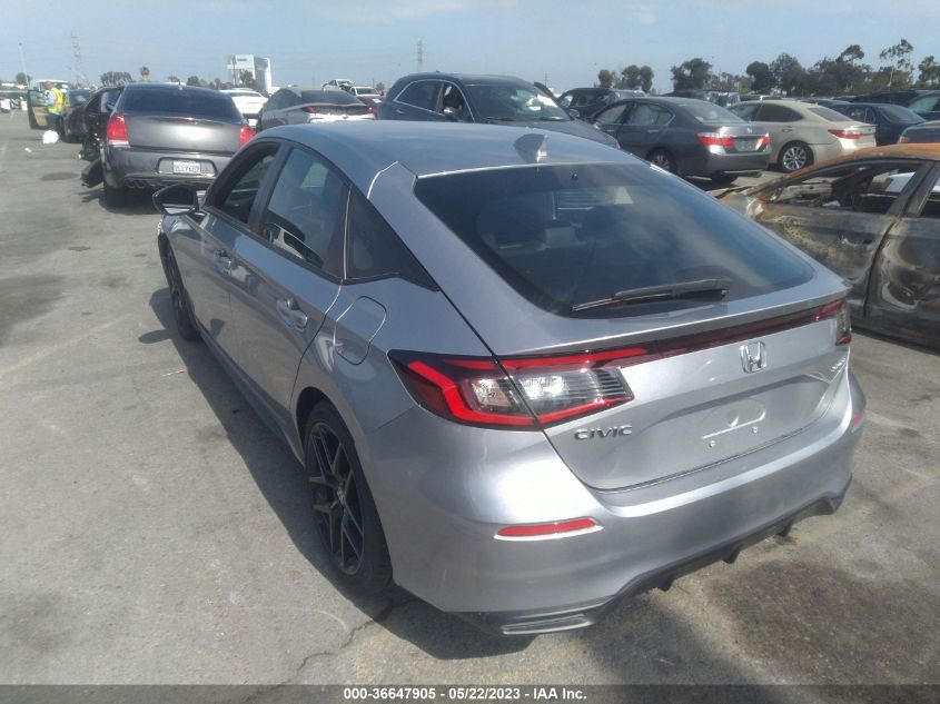 2023 HONDA CIVIC HATCHBACK SPORT - 19XFL2H82PE010862