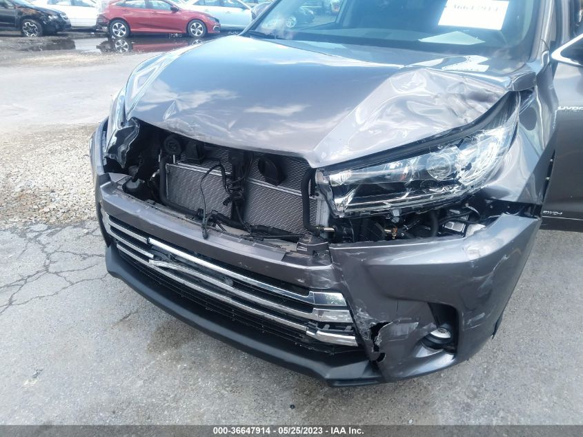 2019 TOYOTA HIGHLANDER HYBRID LIMITED - 5TDDGRFH4KS073208
