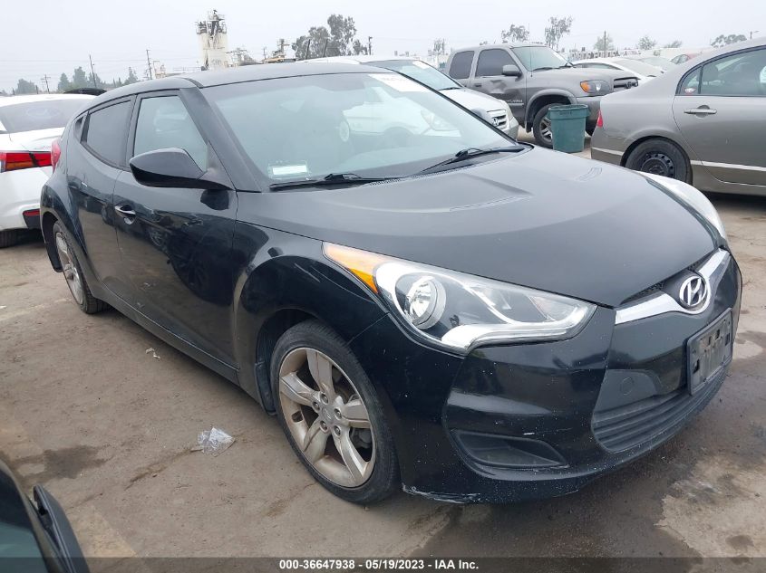 2013 HYUNDAI VELOSTER W/GRAY INT - KMHTC6AD8DU150568