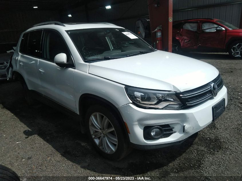 2016 VOLKSWAGEN TIGUAN SE - WVGBV7AXXGW529540