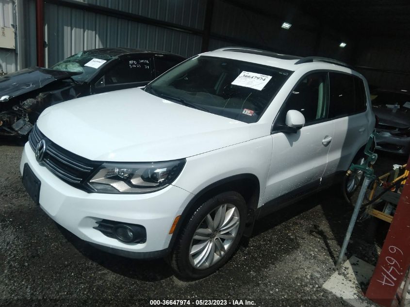 2016 VOLKSWAGEN TIGUAN SE - WVGBV7AXXGW529540