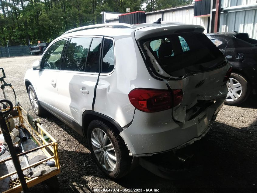 2016 VOLKSWAGEN TIGUAN SE - WVGBV7AXXGW529540