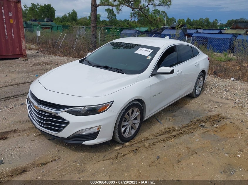 VIN 1G1ZD5ST0MF016999 2021 CHEVROLET MALIBU LT