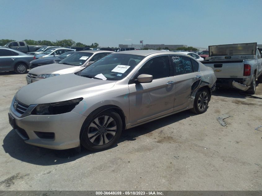 2014 HONDA ACCORD SEDAN LX - 1HGCR2F34EA292142