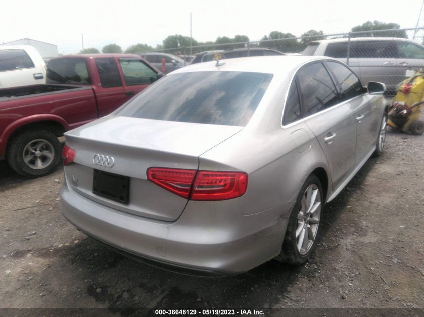 2015 AUDI A4 PREMIUM PLUS - WAUEFAFL9FN037102