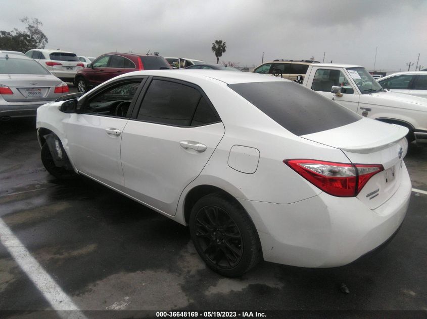 2016 TOYOTA COROLLA L/LE/S/S PLUS/LE PLUS - 2T1BURHEXGC528176