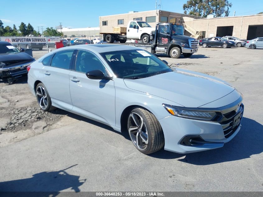 2022 HONDA ACCORD SEDAN SPORT - 1HGCV2F33NA020614