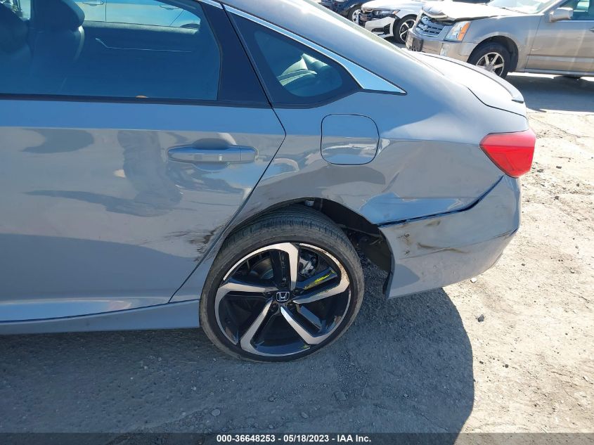 2022 HONDA ACCORD SEDAN SPORT - 1HGCV2F33NA020614