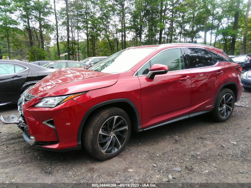 2016 LEXUS RX 450H 2T2BGMCA4GC002085
