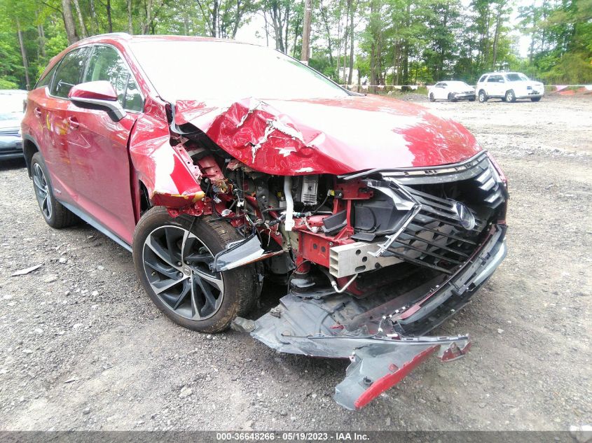 2016 LEXUS RX 450H 2T2BGMCA4GC002085