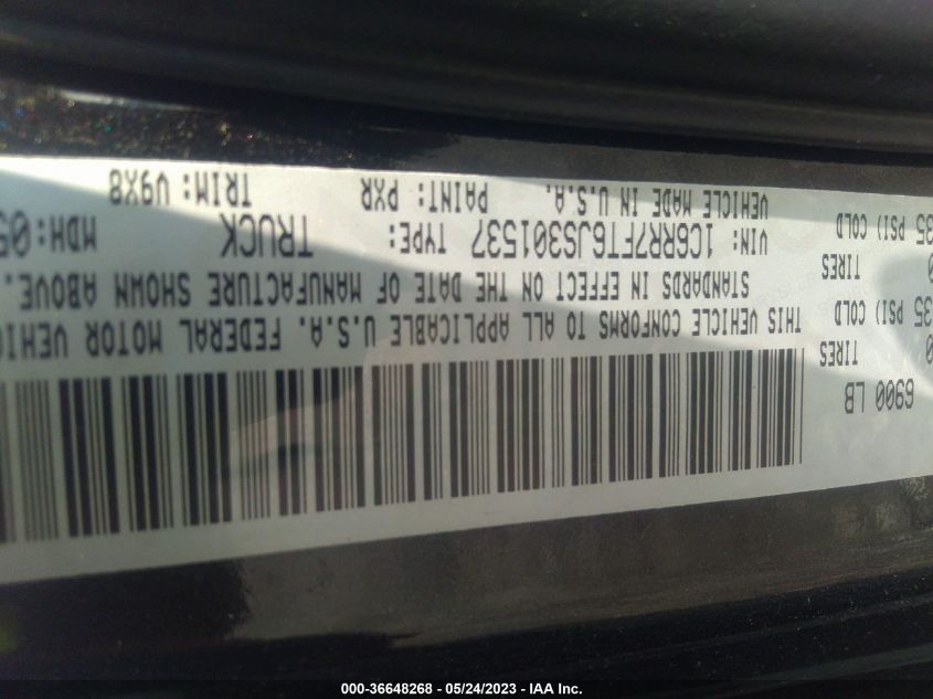 2018 RAM 1500 EXPRESS - 1C6RR7FT6JS301537