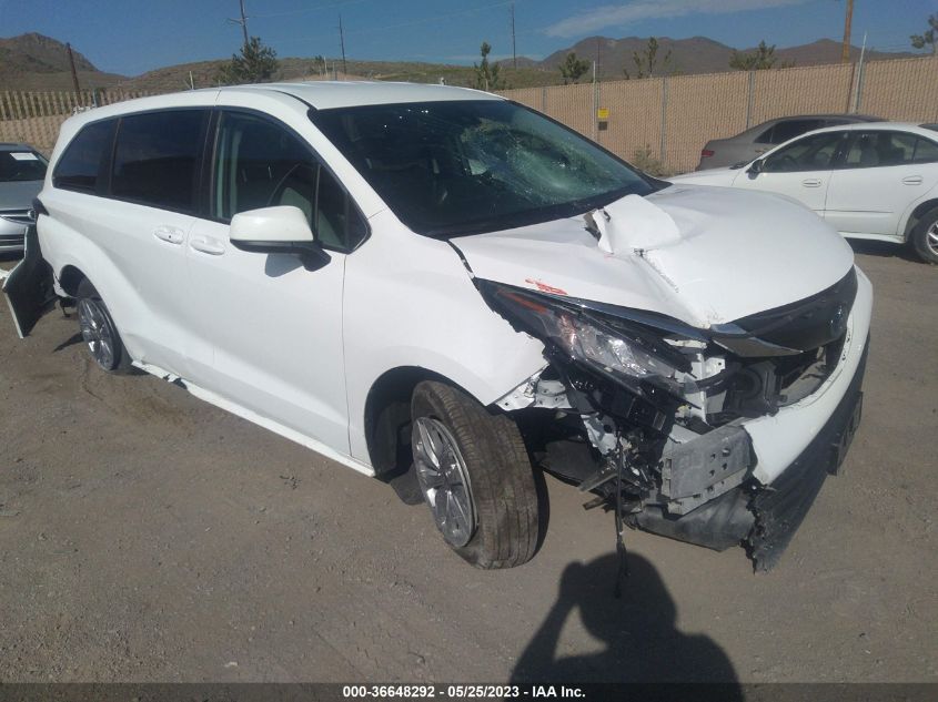 2023 TOYOTA SIENNA LE - 5TDKSKFC2PS075936