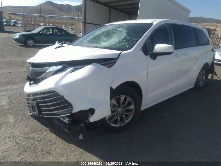 2023 TOYOTA SIENNA LE - 5TDKSKFC2PS075936