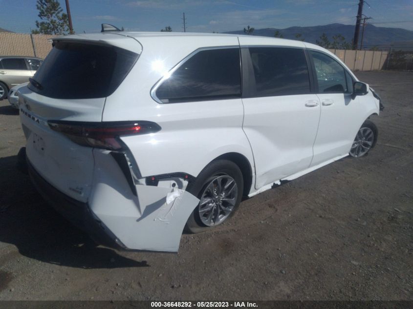 2023 TOYOTA SIENNA LE - 5TDKSKFC2PS075936