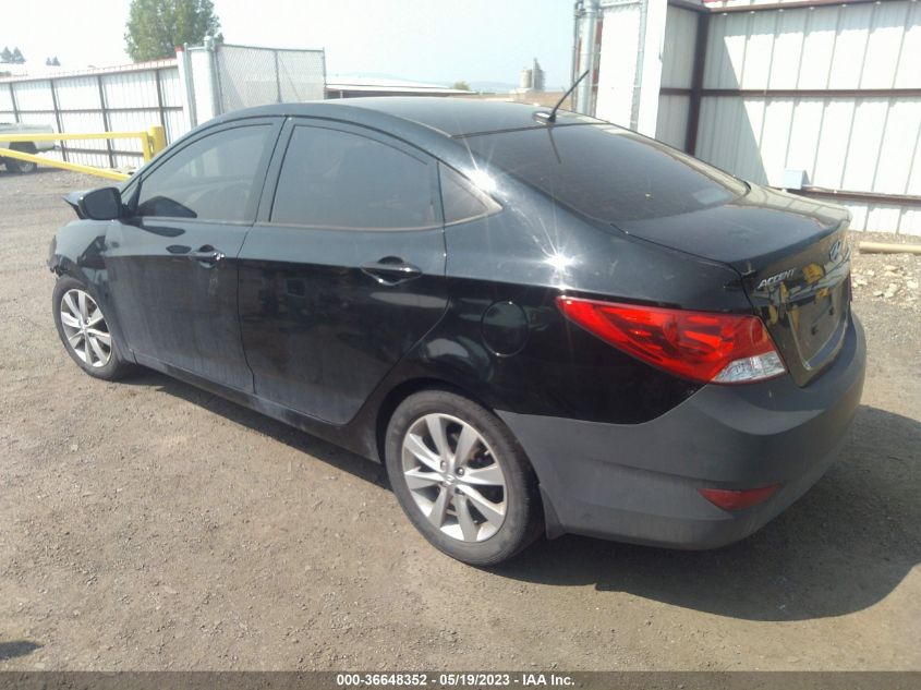 2013 HYUNDAI ACCENT GLS - KMHCU4AE6DU444352