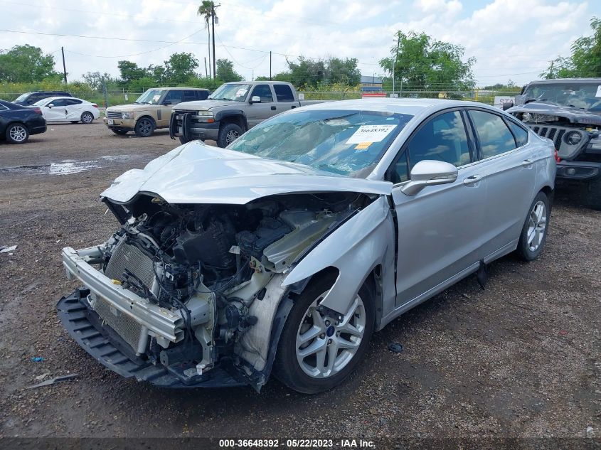 2016 FORD FUSION SE - 3FA6P0H76GR292373