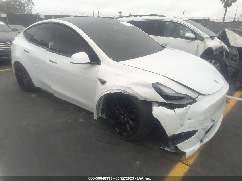 2022 TESLA MODEL Y PERFORMANCE - 7SAYGDEF9NF328063
