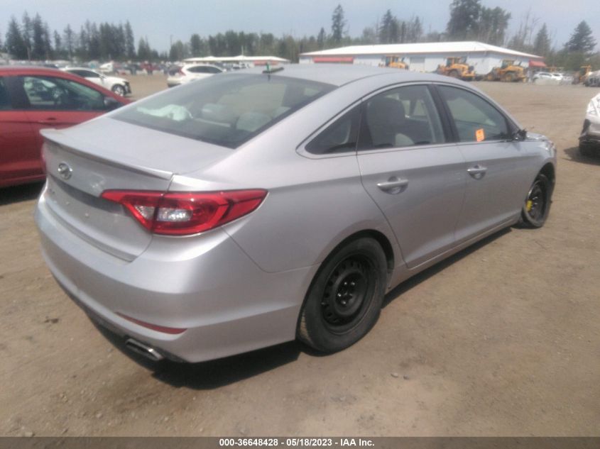 2016 HYUNDAI SONATA 2.4L SE - 5NPE24AF1GH333184