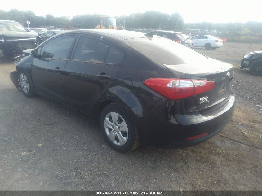 2016 KIA FORTE LX - KNAFK4A6XG5617141