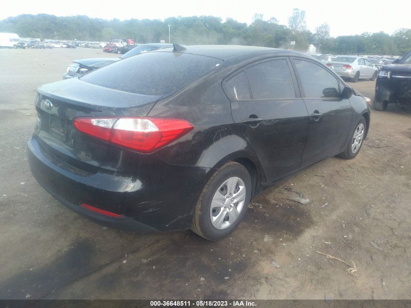 2016 KIA FORTE LX - KNAFK4A6XG5617141