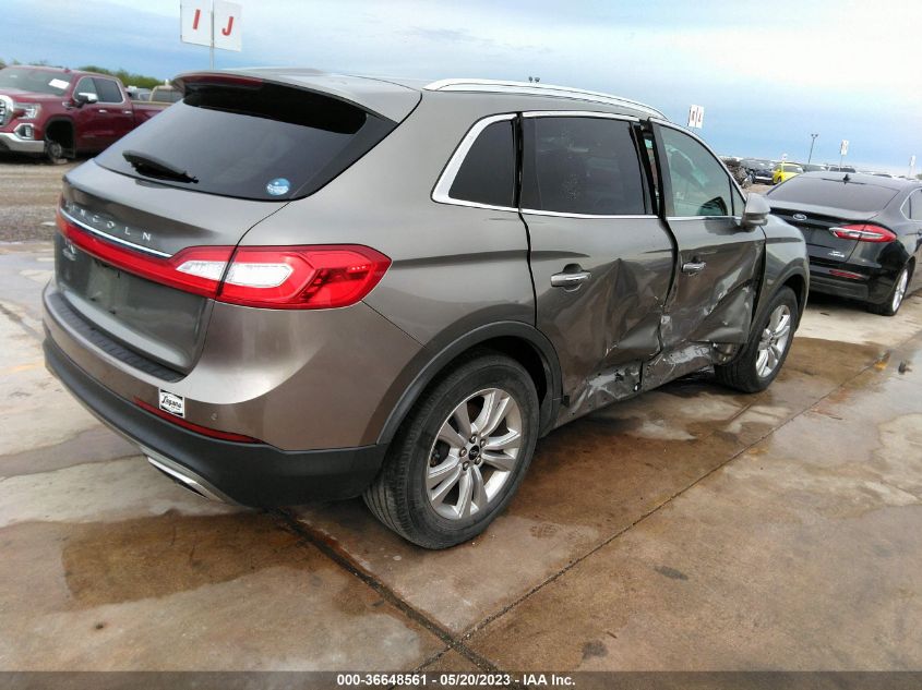 2016 LINCOLN MKX PREMIERE - 2LMTJ6JR1GBL48764
