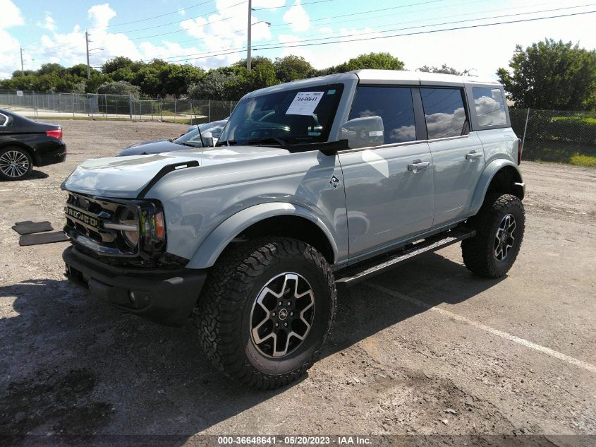 2022 FORD BRONCO BASE/BIG BEND - 1FMDE5DHXNLA80232