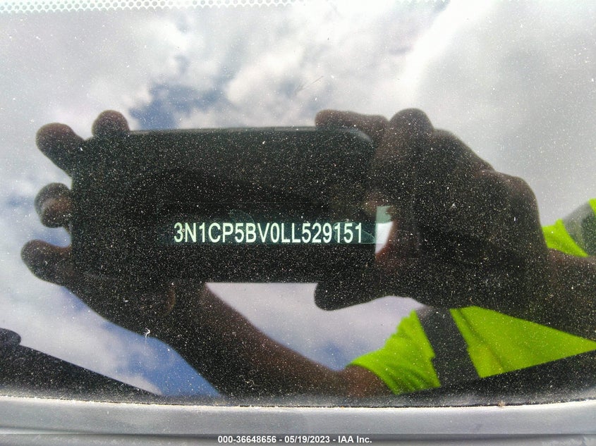 VIN 3N1CP5BV0LL529151 2020 NISSAN KICKS S